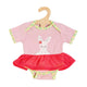 Heless poppen body met tutu bunny lou, 28-35 cm