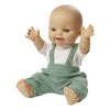 Bambole Heless Dungarees Green, 28-35 cm