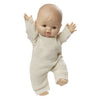 Heless poppen brei overall ecru, 28-35cm