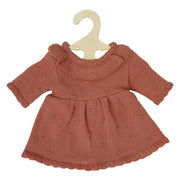 Heless dolls knitting dress peach, 28-35 cm - afbeelding 1