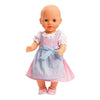 Vestito da bambola Heless rosa e blu, 35-45 cm