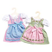Heless poppenjurk roze en blauw, 35-45 cm - afbeelding 2