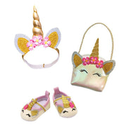 Heless Dolls Accessories Glitter Unicorn Set, 30-34 CM - afbeelding 1