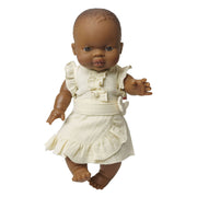Heless doll wrap skirt ecru with ruffles, 35-45 cm - afbeelding 5