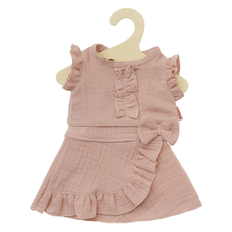Heless poppen wikkelrok roze met ruches, 35-45 cm