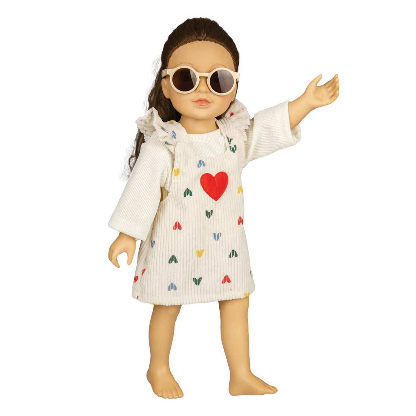 Gafas de sol de muñeca Heless beige