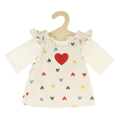 Heless Dolls Rib Velvet Dress Confeti, 28-35 cm