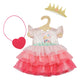 Vestido de muñecas Heless Princesa Emily, 28-35 cm