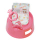 Orinal para muñecas Heless con accesorios rosa - 15cm