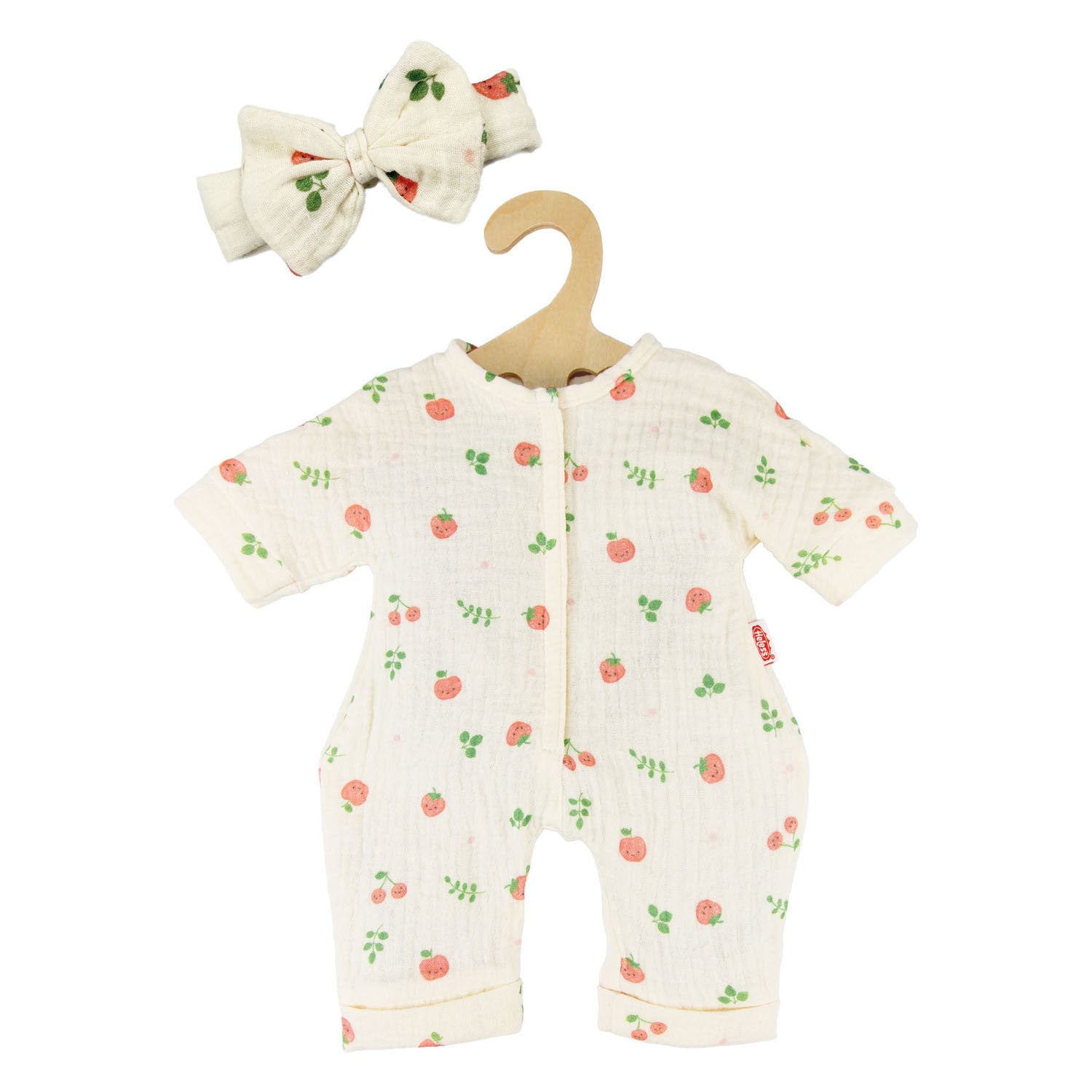 Pelele Heless para muñecas con diadema - talla 28-35 cm