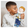 Conjunto de muñeca Heless, príncipe de invierno Luka, con corona y cuello - tamaño 28-35 cm
