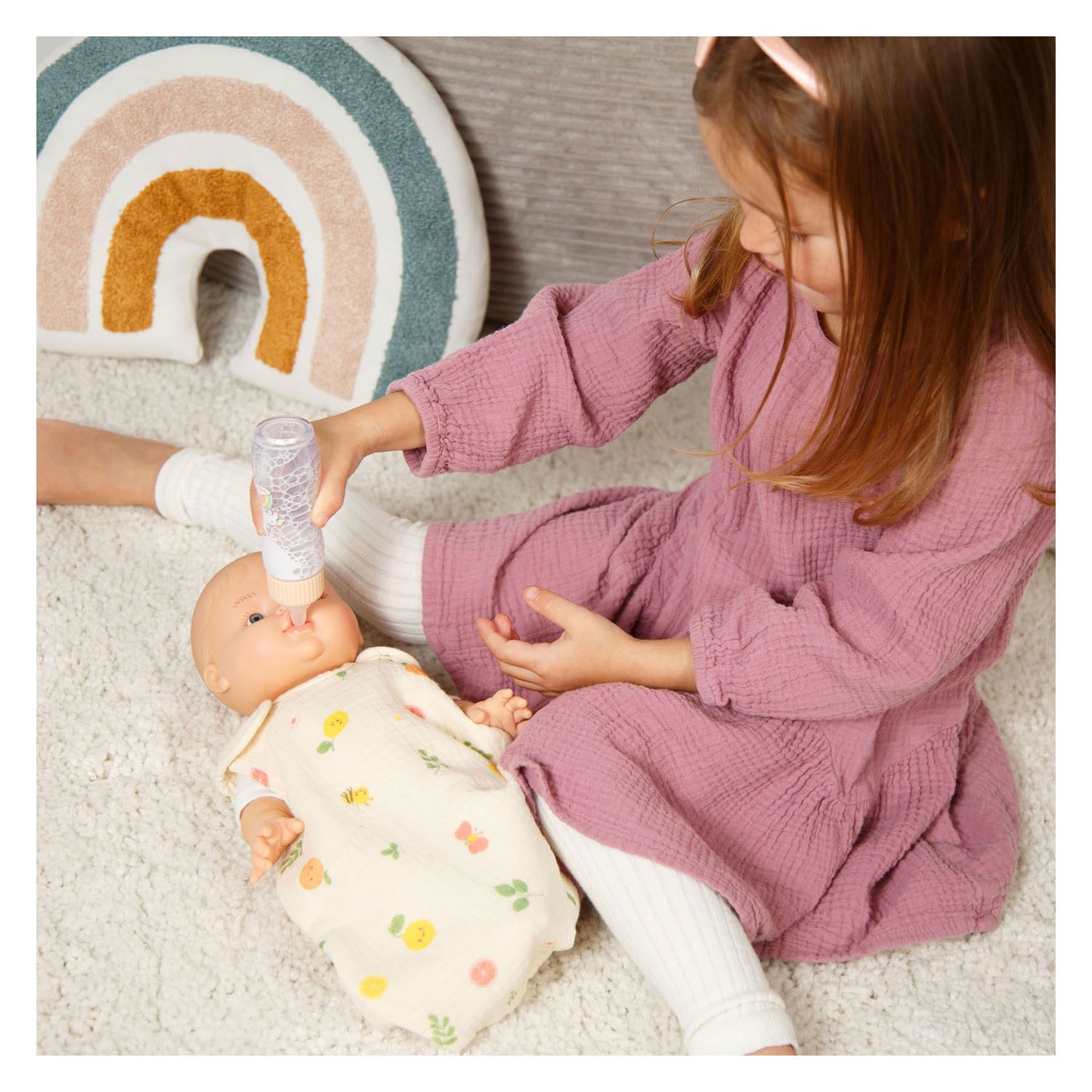 Saco de dormir Heless para muñecos de frutas atrevidas - tamaño 28-35 cm