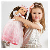 Heless poppenjurk winterprinses lumi met kroon en cape - maat 35-45 cm