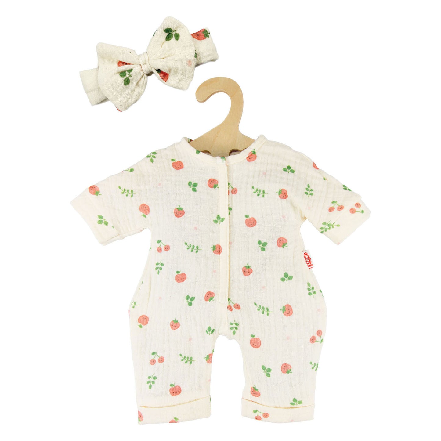Pelele Heless para muñecas con diadema - talla 35-45 cm