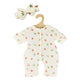 Pelele Heless para muñecas con diadema - talla 35-45 cm