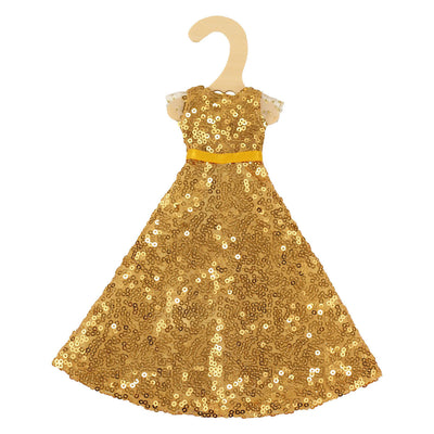 Heless sequin dress goldstar for fashion dolls - 29cm