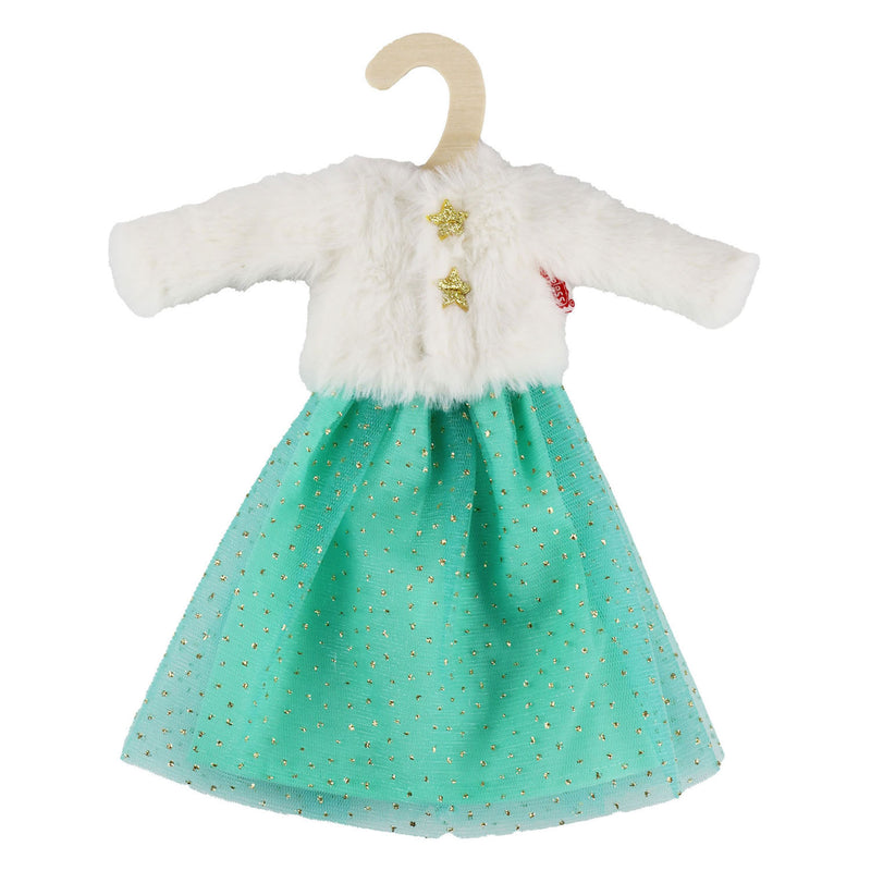 Giacca in peluche Heless Yuki con gonna in tulle per bambole fashion - 29 cm