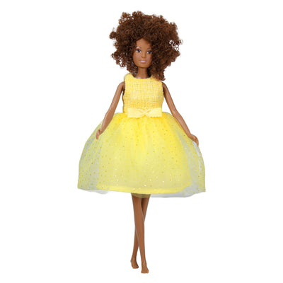 Vestido sin mangas con falda de tul para muñecas fashion - 29cm