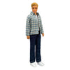 Camisa Heless de cuadros con jeans para muñecas fashion - 29cm