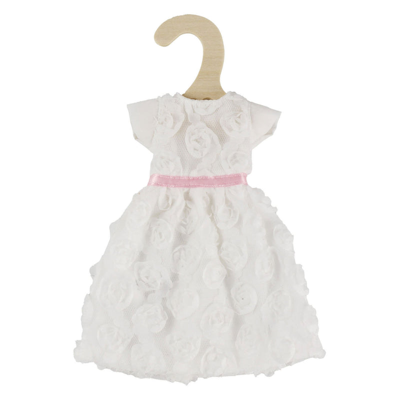 Vestido blanco sin mangas para muñecas fashion - 29cm