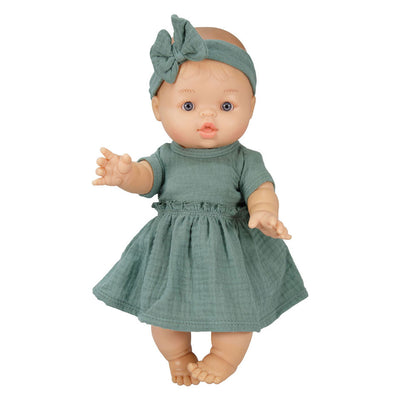 Bambolina Heless con vestito verde - 34 cm