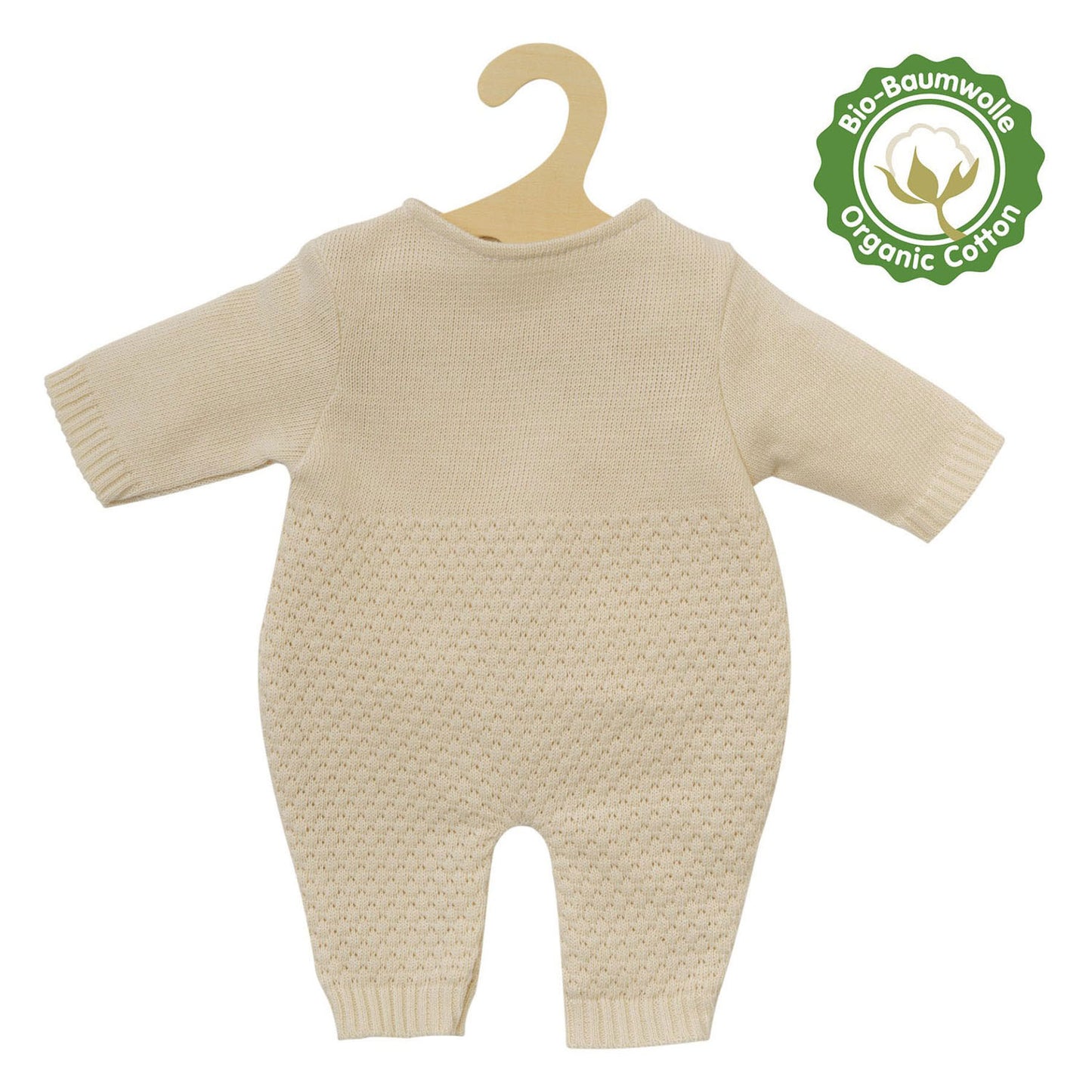 Babydoll per bambina Heless con tutina lavorata a maglia - 34 cm