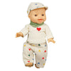 Heless jongens babypop met corduroy outfit - 34cm
