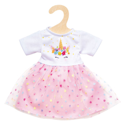 Babydoll per ragazze Heless con vestito da unicorno Hannah - 34 cm