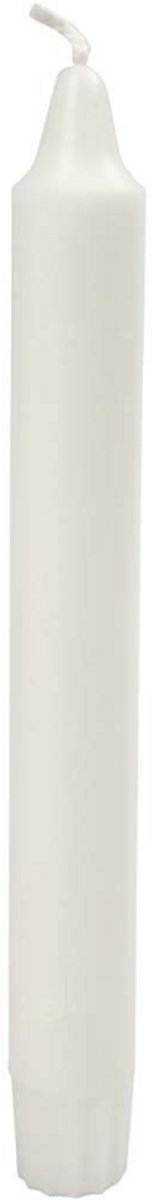 Velas de empresa Creativ, h: 20 cm, d 23 mm, blanco, 30 piezas 1 caja