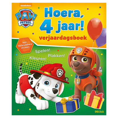 ¡Libro de cumpleaños de Deltas Hooray, 4 años!