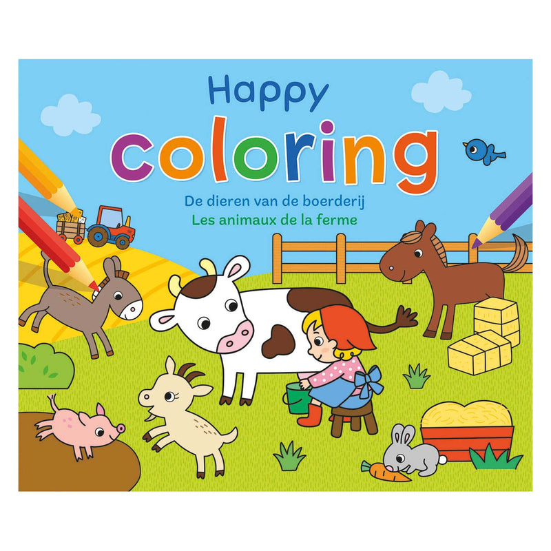 Deltas happy coloring - de dieren v d boerderij