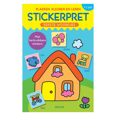 Deltas Sticker Fun First Words Sticking, Colors and Learning (3-5 años)