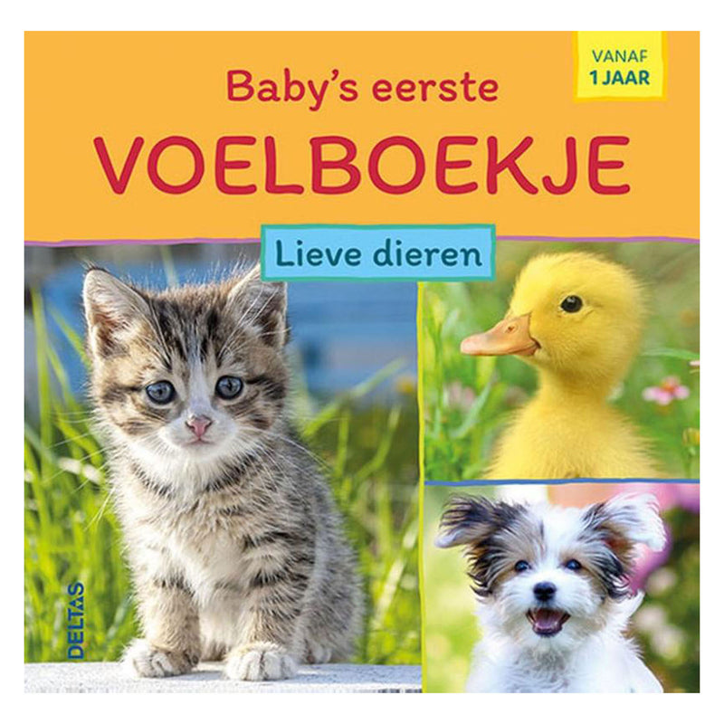 Deltas Babys First Feeling Book Lieve Dieren
