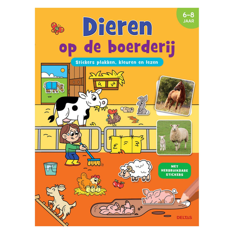 Libro de pegatinas - Animales en la granja