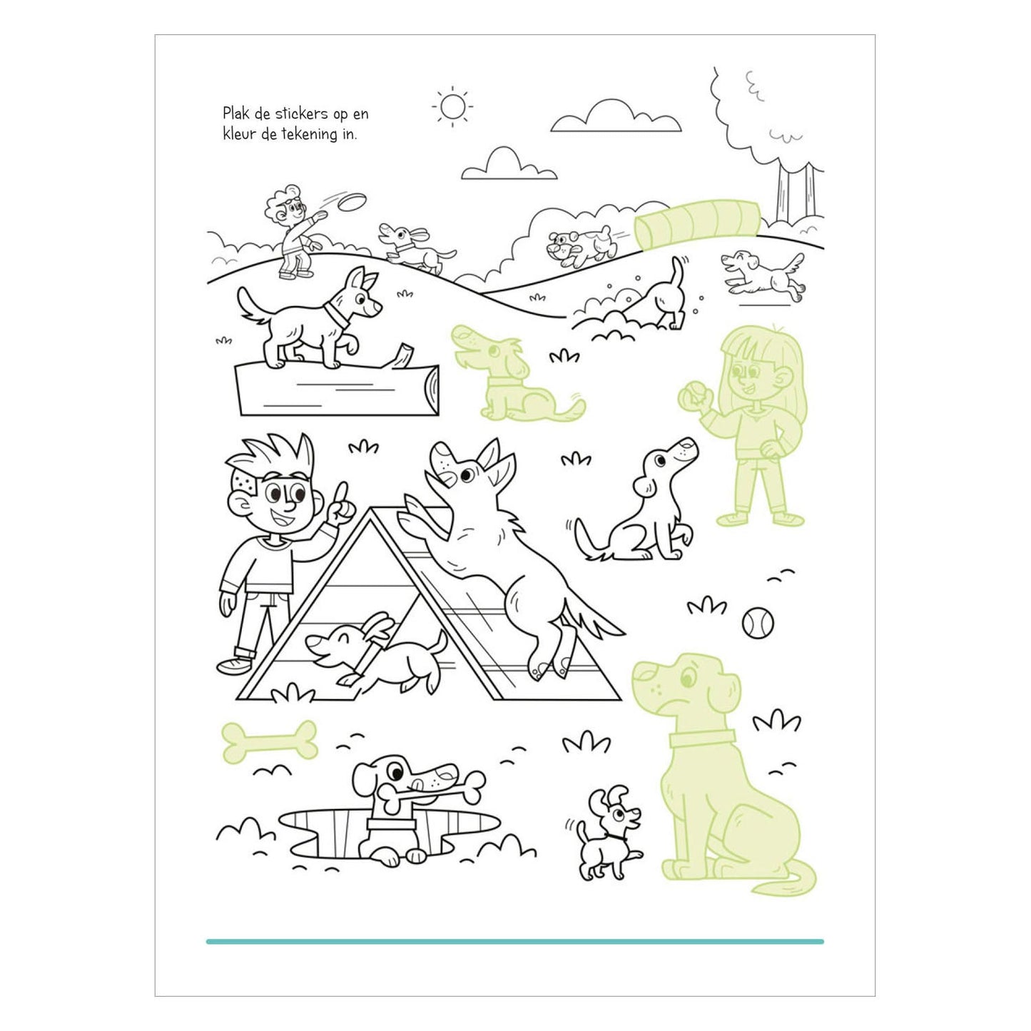 Libro adesivo - Animali in casa e giardino