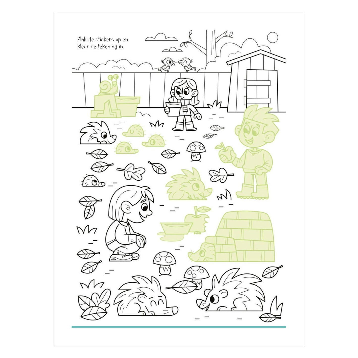 Libro adesivo - Animali in casa e giardino