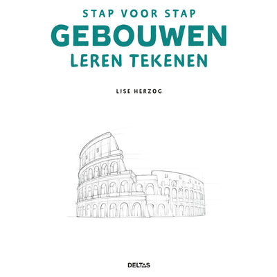 Deltas stap voor stap gebouwen leren tekenen hobbyboek