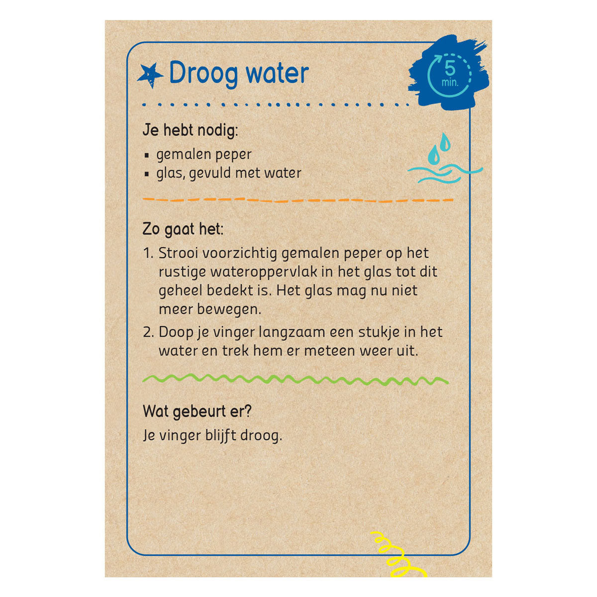 Deltas Super Cool Experiments Box con tarjetas