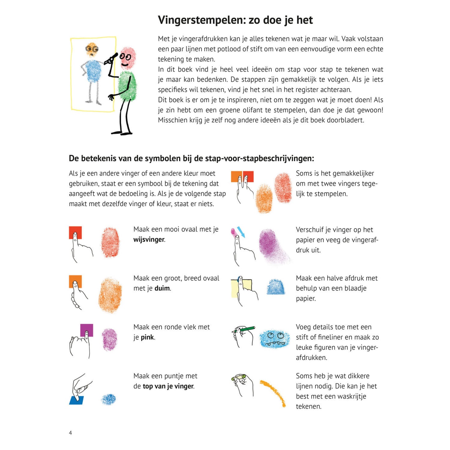 Deltas ik kan 101 dingen tekenen met vingerverf hobbyboek