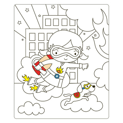 Deltas Super Girls Sticker Fun Dressing Dolls Bolls Book