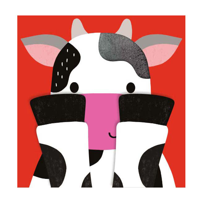La pequeña vaca escondida de Delta - libro de cartón con solapas