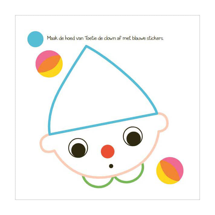 Diversión con pegatinas de deltas para niños pequeños (2-3 años)