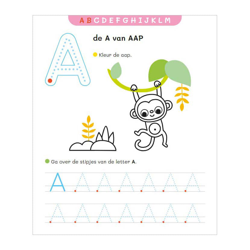 Deltas mi primer cuaderno de ejercicios ABC 4-6 años.