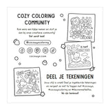 Deltas vibrazioni accoglienti, carino e comodo libro da colorare Coco Wyo - afbeelding 4