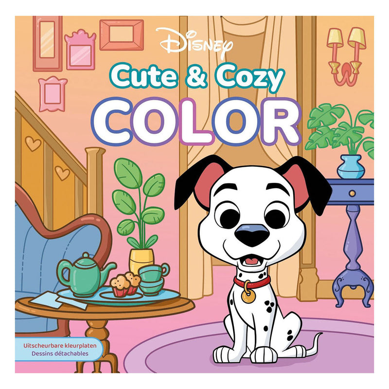 Classico libro da colorare a colori carino e accogliente di Delta Disney
