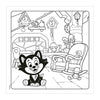 Classico libro da colorare a colori carino e accogliente di Delta Disney