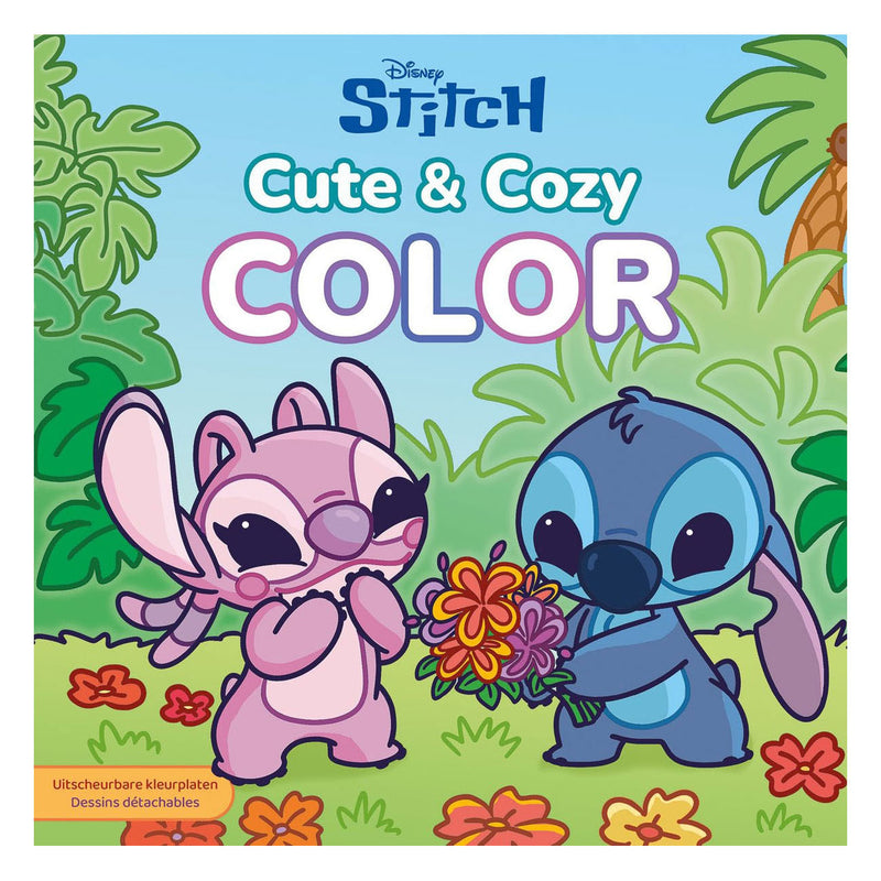 Deltas disney cute cozy color kleurboek stitch