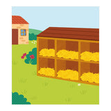 Deltas mi primer libro de pegatinas en la granja. - afbeelding 4