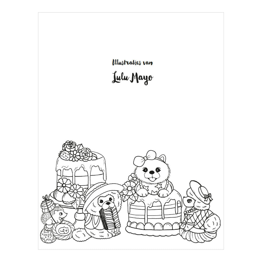 Deltas schattige puppy's kleurboek