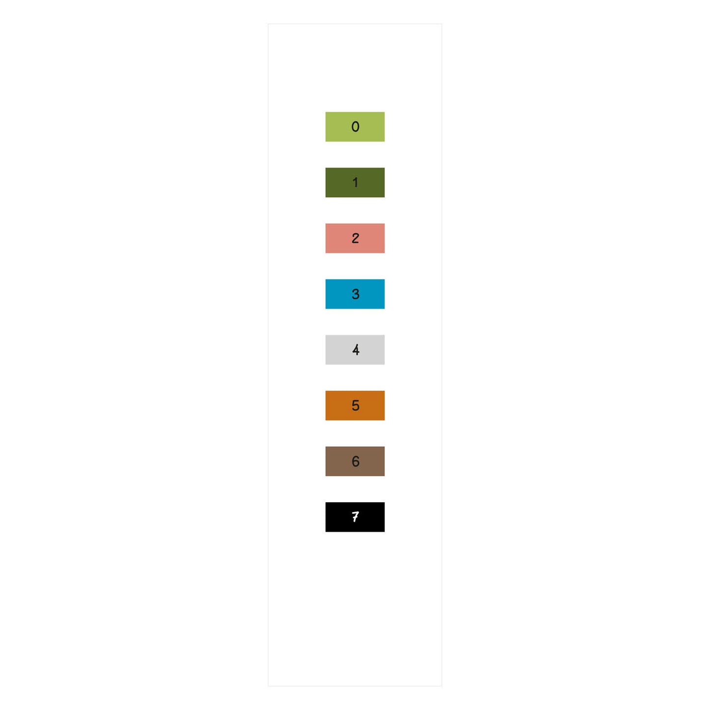 Deltas the most beautiful coloring bookmarks color by number - cats
